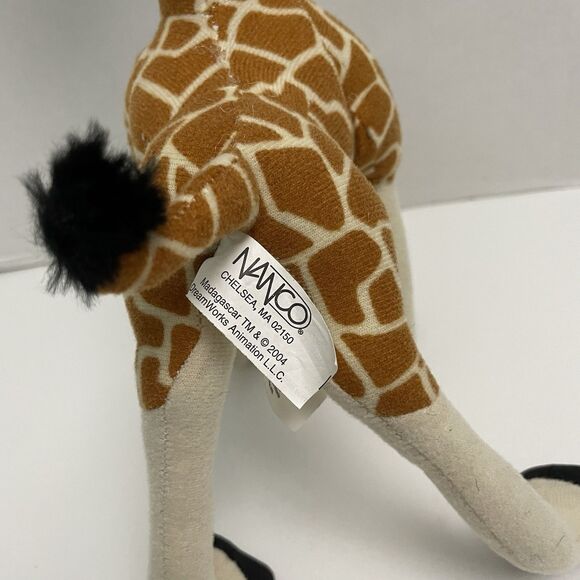 Vintage Nanco Dreamworks Madagascar Melman Giraffe Plush Stuffed Animal 2004 - Picture 5 of 9